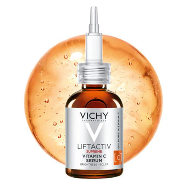 Vichy Vitemin C Serum 20 Ml | Liftactiv Vitamin C Serum, Brightening And Anti Aging Serum For Face With 15% Pure Vitamin C, Skin Firming And Antioxidant Facial Serum For Brightness And Moisturizing